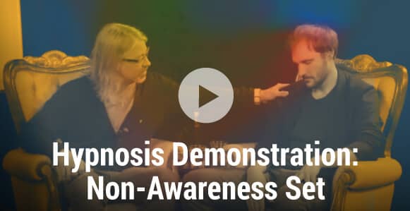 milton ericksons non awareness set hypnosis demonstration