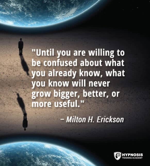 milton erickson quote hypnosis training