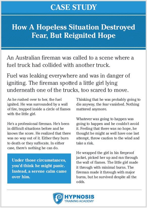 persuasion hope fear case study