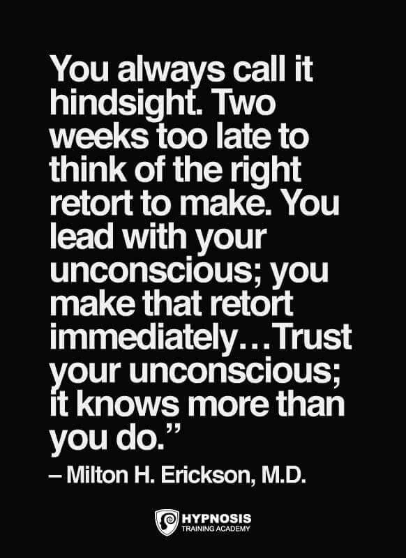 milton erickson quotes unconscious hypnotherapy