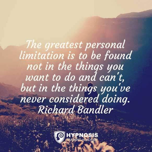 richard bandler quotes greatest personal limitations